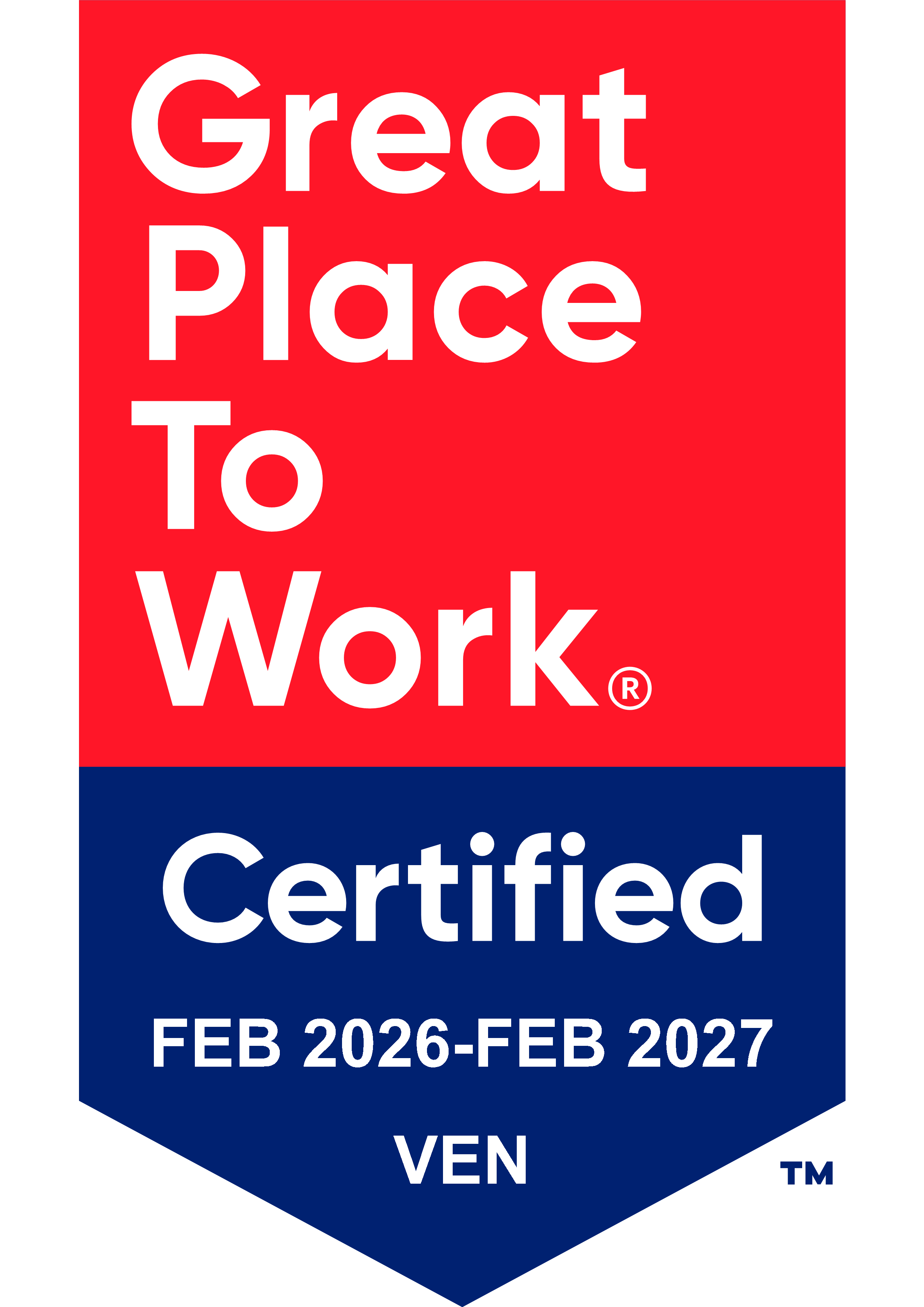 Great Place To Work Certified Jan 2025 - Jan 2026 Venezuela